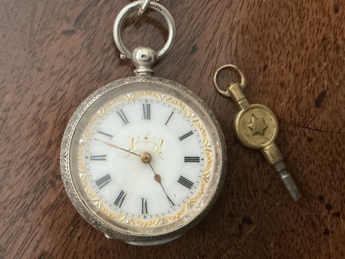 Antique silver fob - fob, watch