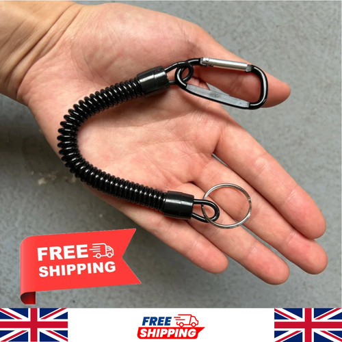 Elastic lanyard spiral spring - spiral,