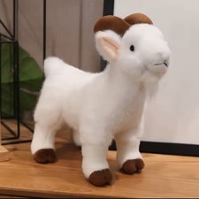Cuddly pretty goat toy cute - pretty,