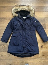 Genuine Michael Kors Thick Warm Winter Parka Coat / Jacket Big Fur Hood