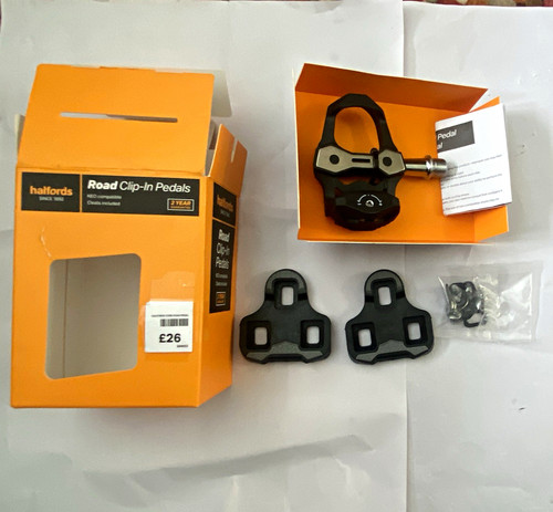 Halfords road clip - clip-in, pedals