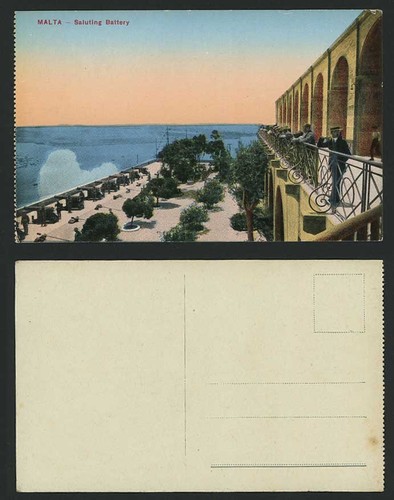 Malta old colour postcard - malta,