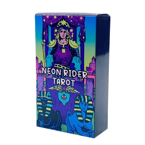 Neon rider tarot cards - neon,