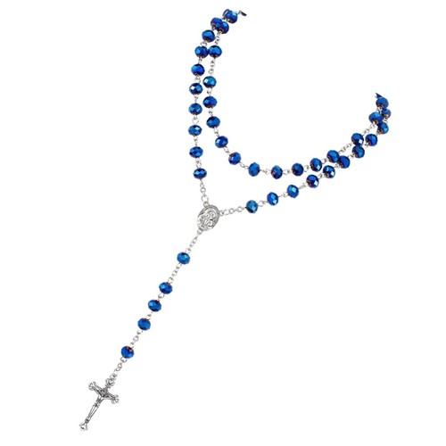 Crystal beads rosary catholic - beads,
