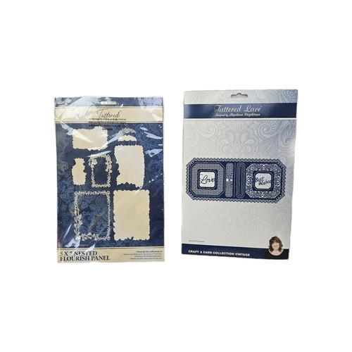 Tattered lace craft - &, card