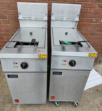 FALCON NAT GAS FRYER G401F 2 BASKET WITH PUMPED FILTRATION GOOD WORKING £995+VAT