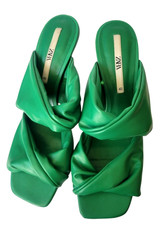 Zara Women Sandals Gathered