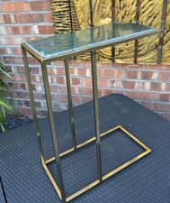 Inora Side Table Green Marble