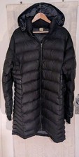 Rab Deep Cover Parka Women's Down Pufffer Coat Warm Black Grey 18 XXL RRP 240 