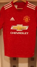 boys Man Utd Football Shirt  youth boys age 13-14 years excellent condition 