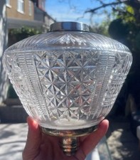 large antique deep leaded cut