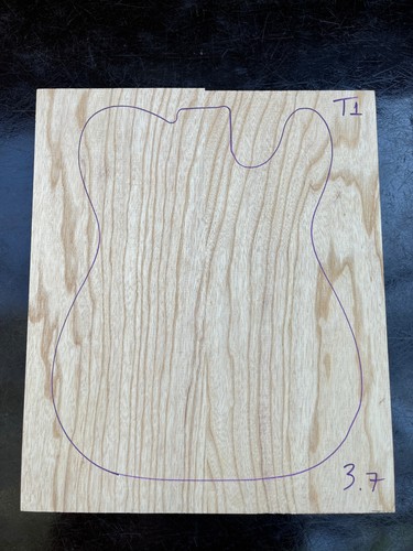 Swamp ash two piece guitar - swamp,