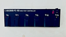 Boss FC-50 MIDI Foot Controller | Program Change, Realtime Control | Working