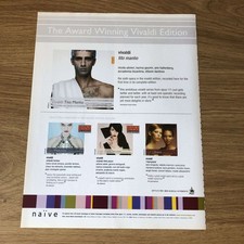 GRAM08 MAGAZINE ADVERT 11X8 AWARD WINNING VIVALDI TITO MANLIO