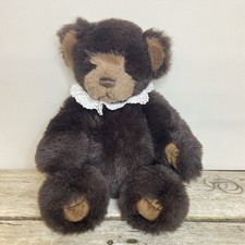 Woodend Bear By Charlie Bears Brown Jointed Teddy CB191952A Lace Collar 11 inch