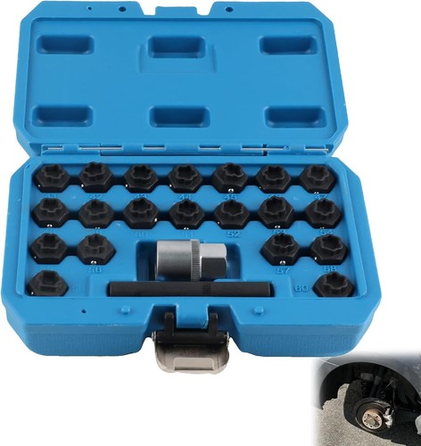22pc wheel locking key set - 22pc,