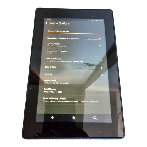 Amazon kindle fire 3rd - amazon, hd