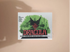 Hammer Film "The Satanic Rites Of Dracula" 1974 UK Quad Poster Modern Postcard