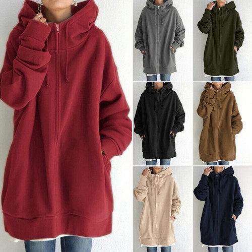 Womens casual long - casual, zip