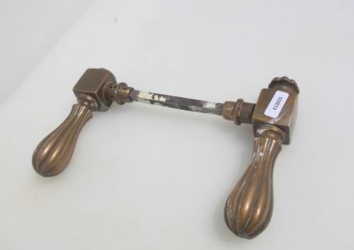 Large victorian bronze lever - bronze,