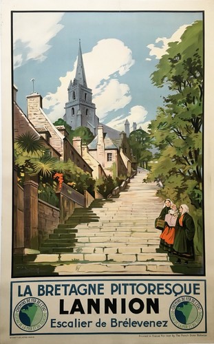 Original 1914 railway poster - railway,