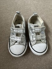 Kids Silver Converse Eur 24 Uk