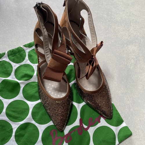 Boden brown satin and bronze - and,