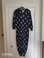 Next reindeer Xmas  Onesie not Gerber One Piece age 10  PJ pyjama preworn 