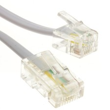 RJ11 Male Plug to 4 wire RJ45