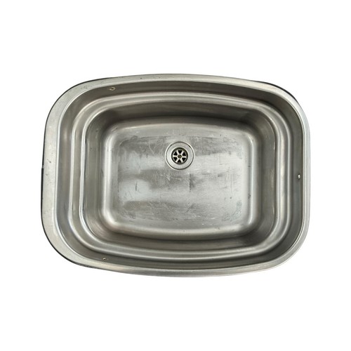 Steel sink with - steel, board