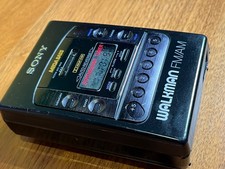 Sony Walkman Radio Cassette Stereo. New Belt. WM-F2085 Dolby Auto Reverse. Rare