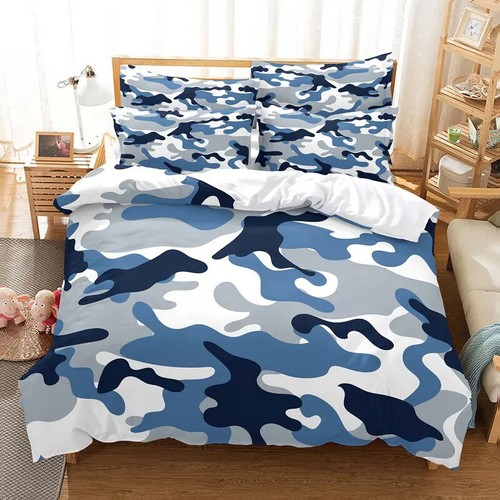 Camouflage leopard bedding set - bedding,