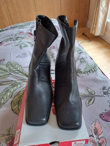 Ladies black ankle boots size - ankle, boots,