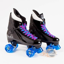 Ventro Pro Turbo Quad Roller Skates, Turbo 33 Style - Blue Pink