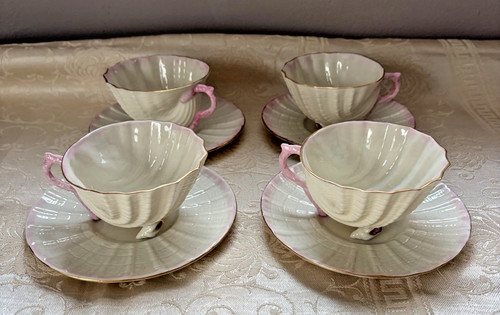 Belleek neptune cups - 4,