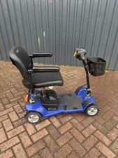 Apex lite portable Travel Mobility Scooter medium length colour Blue and Black