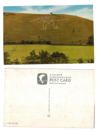Postcard the cerne giant - cerne,