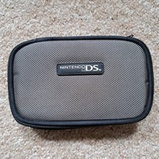 Nintendo DS Lite Official Console Carry Case Genuine Holder Grey Pouch Retro VG