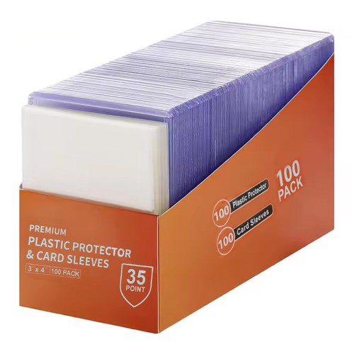 100x top loaders - loaders, clear