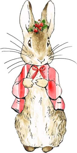 Peter rabbit watercolour - watercolour, wall