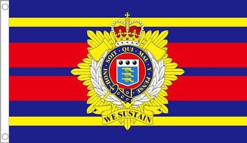 Royal logistic corps flag - royal, 5'