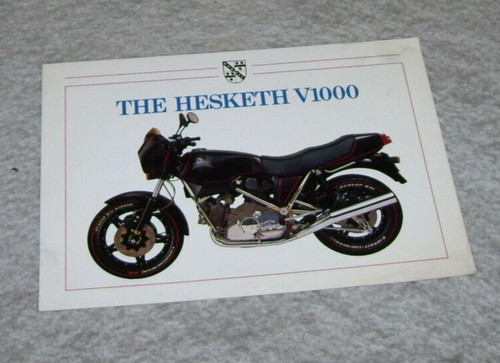 The hesketh v1000 motorcycle - hesketh,