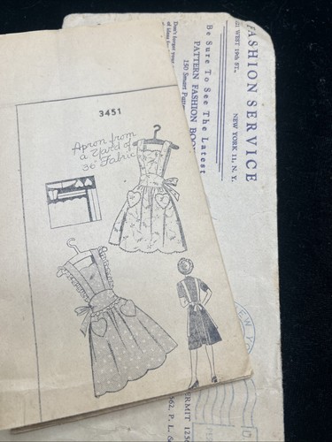 1940s misses apron - apron, vintage