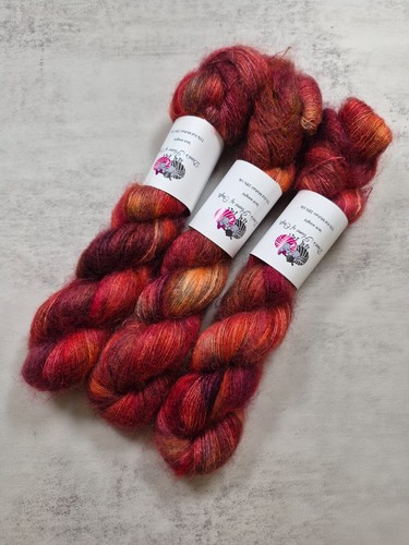 Kid mohair silk yarn - silk, lace