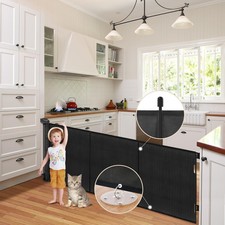 Suihuoo Retractable Mesh Baby Dog Safety Gate 180x86cm Indoor Outdoor RRP £39.99