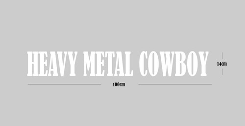Heavy metal cowboy - metal, semi