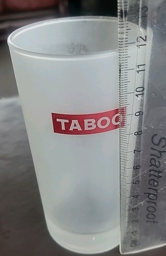 Frosted taboo glass 5cm - taboo, 12.5cm