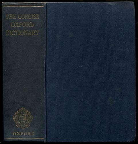 The concise oxford - oxford, dictionary