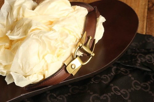 Gucci black leather - gg,