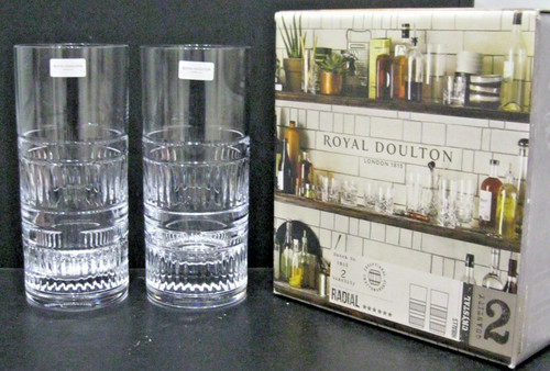 Royal doulton crystal - 2x,